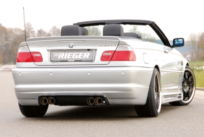BMW E46 320/323/328 M3-Optik - RIEGER Závěrečný tlumič výfuku - 4x90 FOX BM022263-092