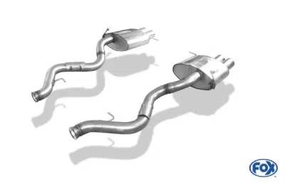 FOX Nerezový výfuk | Zadní tlumič - BMW 3-Series (E90/E91/E92/E93), M3, 2007-2013, BM023064-011