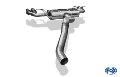 Ford Focus IV ST-Line - starre Hinterachse final silencer ex FOX FO033035-292