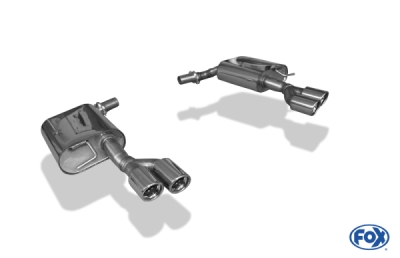 FOX Nerezový výfuk | Zadní tlumič - Audi A6 (4F), 3.2 FSi, 2004-2011, AU072023-148