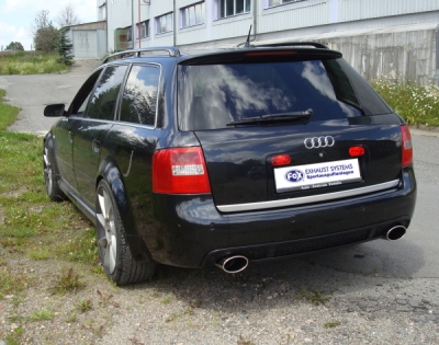 FOX Nerezový výfuk | Zadní tlumič - Audi A6 (4B), RS6, 1997-2005, AU071081-351
