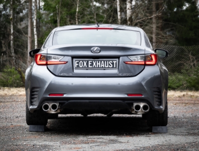 Lexus RC200T koncový tlumič pravý/levý - 2x90 typ 25 pravý/ FOX LE060014-292