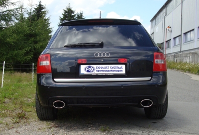 FOX Nerezový výfuk | Zadní tlumič - Audi A6 (4B), RS6, 1997-2005, AU071081-351