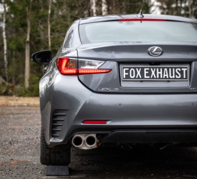 Lexus RC200T koncový tlumič pravý/levý - 2x90 typ 25 pravý/ FOX LE060014-292
