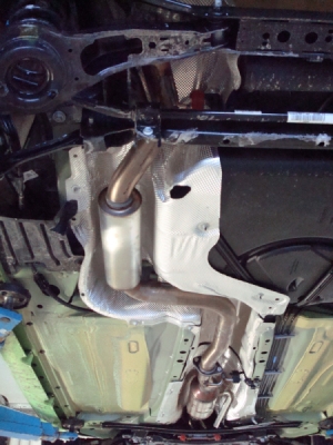 FOX Nerezový výfuk | Přední tlumič - Ford Focus II, 2.5 RS, 2004-2012, FO031070-VSD