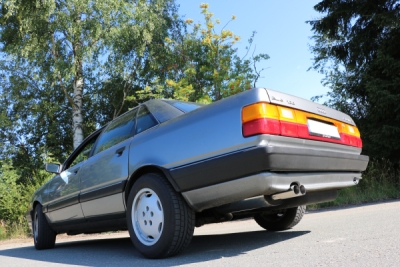 Audi 100 quattro Typ C3 koncový tlumič výfuku - 2x63 Typ 10 FOX AU070042-004