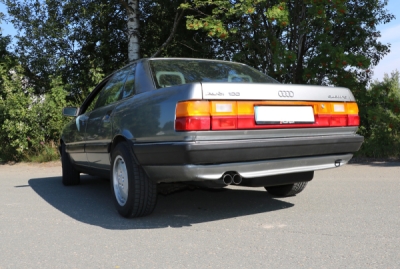 Audi 100 quattro Typ C3 koncový tlumič výfuku - 2x63 Typ 10 FOX AU070042-004