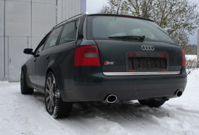 FOX Nerezový výfuk | Zadní tlumič - Audi A6 (4B), S6, 1997-2005, AU071051-347