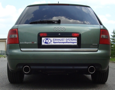 FOX Nerezový výfuk | Zadní tlumič - Audi A6 (4B), S6, 1997-2005, AU071051-133
