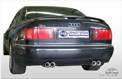 FOX Nerezový výfuk | Zadní tlumič - Audi A8 (4D), S8, 1994-1999, AU080014-148