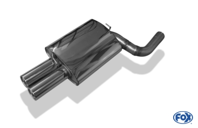 FOX Nerezový výfuk | Zadní tlumič - BMW 5-Series (E60/61), 545i, 2003-2010, BM032112-072