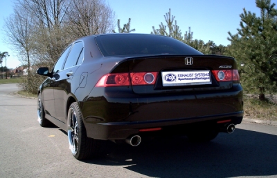 FOX Nerezový výfuk | Zadní tlumič - Honda Accord VII, 2.0i, 2003-2008, HO043003-153