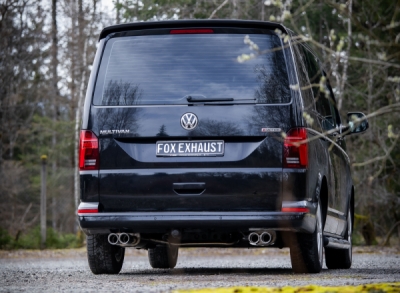 VW Bus T6.1 4motion Endschalldämpfer Ausgang rechts/links - 2x80 Typ 25 rechts/links FOX VW132004-288