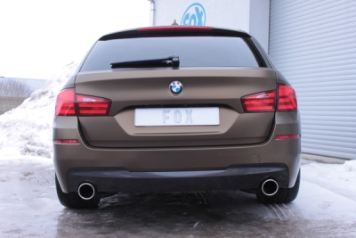 FOX Nerezový výfuk | Zadní tlumič - BMW 5-Series (F10), 535d, 2011-0, BM033033-133