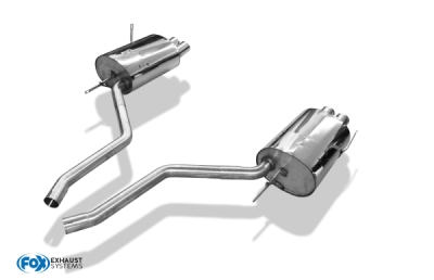 BMW E38 730i/ 735i/ 740i koncový tlumič pravý/levý - 2x76 ty FOX BM041054-288