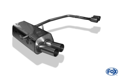 FOX Nerezový výfuk | Zadní tlumič - BMW 3-Series (E36), 328i, 1990-2000, BM021054-008