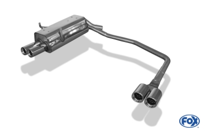 FOX Nerezový výfuk | Zadní tlumič - BMW 3-Series (E36), 328i, 1990-2000, BM021054-068