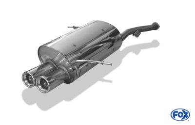 FOX Nerezový výfuk | Zadní tlumič - BMW 3-Series (E30), 316i, 1982-1994, BM021152-070