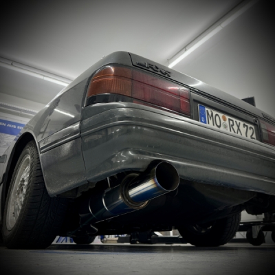 Mazda RX7 - FC Závěrečný tlumič výfuku levý JDM Style - 1x114 typ 10 FOX MA100011-015C