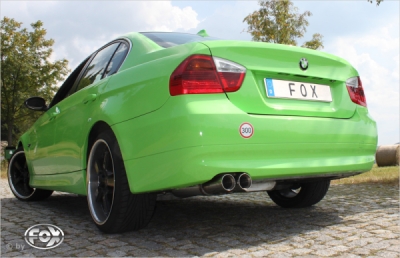 FOX Nerezový výfuk | Zadní tlumič - BMW 3-Series (E90/E91/E92/E93), 330i, 2005-2013, BM023142-270