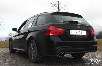 FOX Nerezový výfuk | Zadní tlumič - BMW 3-Series (E90/E91/E92/E93), 320d, 2005-2013, BM023091-148