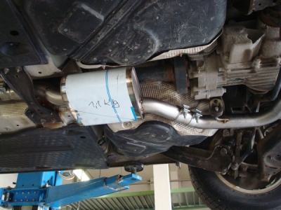 FOX Nerezový výfuk | Zadní tlumič - Audi Q3 (8U), 2.0 TFSi, 2011-0, AU150020-VSD