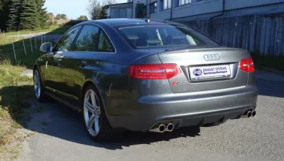 FOX Nerezový výfuk | Zadní tlumič - Audi A6 (4F), RS6, 2008-2011, AU072044-150