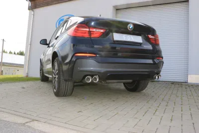 FOX Nerezový výfuk | Zadní tlumič - BMW X4 (F26), 30d, 2014-0, BM170005-152