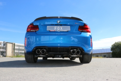 BMW F87 M2 Competition + CS koncový tlumič s výfukovým ventilem FOX BM180025-292