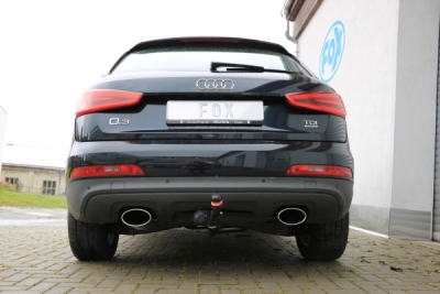 FOX Nerezový výfuk | Zadní tlumič - Audi Q3 (8U), 2.0 TFSi, 2011-0, AU150025-467