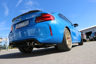 BMW F87 M2 Competition + CS koncový tlumič s výfukovým ventilem FOX BM180025-292