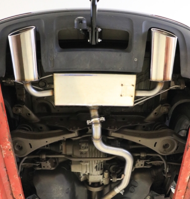 FOX Nerezový výfuk | Zadní tlumič - Audi Q3 (8U), 2.0 TFSi, 2011-0, AU150025-467