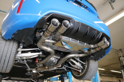 BMW F87 M2 Competition + CS koncový tlumič s výfukovým ventilem FOX BM180025-292