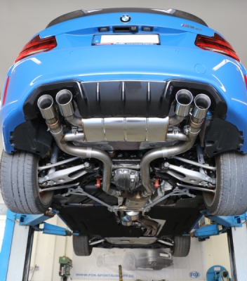 BMW F87 M2 Competition + CS koncový tlumič s výfukovým ventilem FOX BM180025-292