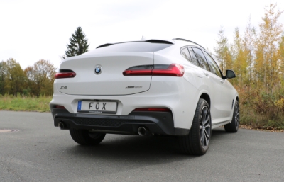 BMW X4 G02 - 30i Výstupní tlumič výfuku vlevo/vpravo - typ 1x100 FOX BM171015-293