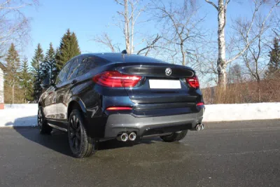 FOX Nerezový výfuk | Zadní tlumič - BMW X4 (F26), 35i, 2014-0, BM170025-152