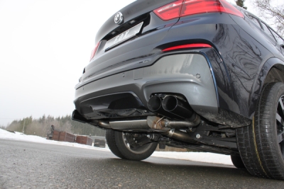 FOX Nerezový výfuk | Zadní tlumič - BMW X4 (F26), 35i, 2014-0, BM170025-292S