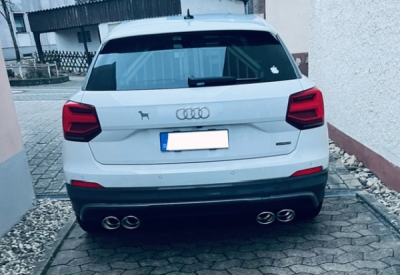 Audi Q2 koncový tlumič výfuku pravý/levý - 2x115x85 typ 32 r FOX AU170005-348