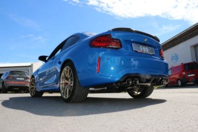 BMW F87 M2 Competition + CS koncový tlumič s výfukovým ventilem FOX BM180025-292