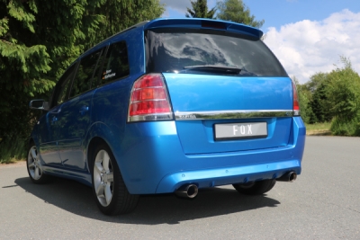 FOX Nerezový výfuk | Zadní tlumič - Opel Zafira A, 2.0 OPC, 2005-0, OP121003-291