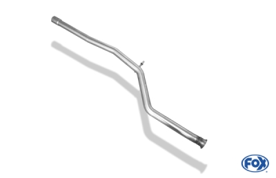 FOX Nerezový výfuk | Přední tlumič - Peugeot 206, 2.0 S16, 1998-2012, PE021010-VER