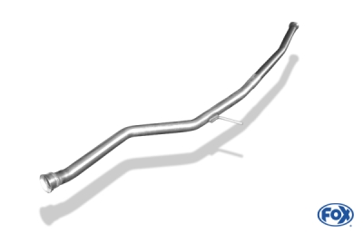 FOX Nerezový výfuk | Přední tlumič - Peugeot 206, 1.6 16V, 1998-2012, PE021020-VER