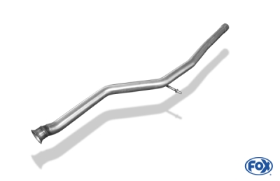 FOX Nerezový výfuk | Přední tlumič - Peugeot 206, 2.0 S16, 1998-2012, PE021010-VER