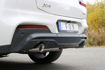 BMW X4 G02 - 30i Výstupní tlumič výfuku vlevo/vpravo - typ 1x100 FOX BM171015-293