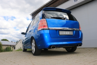 FOX Nerezový výfuk | Zadní tlumič - Opel Zafira A, 2.0 OPC, 2005-0, OP121003-740