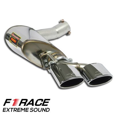 Zadní díl výfuku levý "F1 Race" 120x80 mm Supersprint 847227