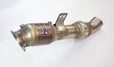 Downpipe s metalickým katalyzátorem 100 CPSI WRC Supersprint 524221