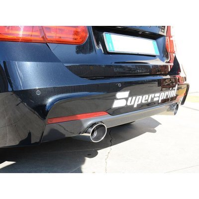 Zadní díl výfuku levá ∅100 mm - pravá ∅100 mm Supersprint 988524
