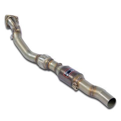 Downpipe + kovový katalyzátor, levá Supersprint 764341