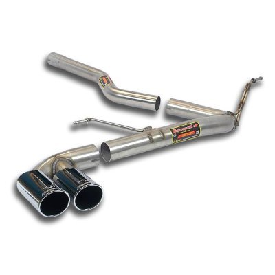 Spojovací trubka + zadní trubka ∅80 mm (odstranění tlumiče) Supersprint 987516